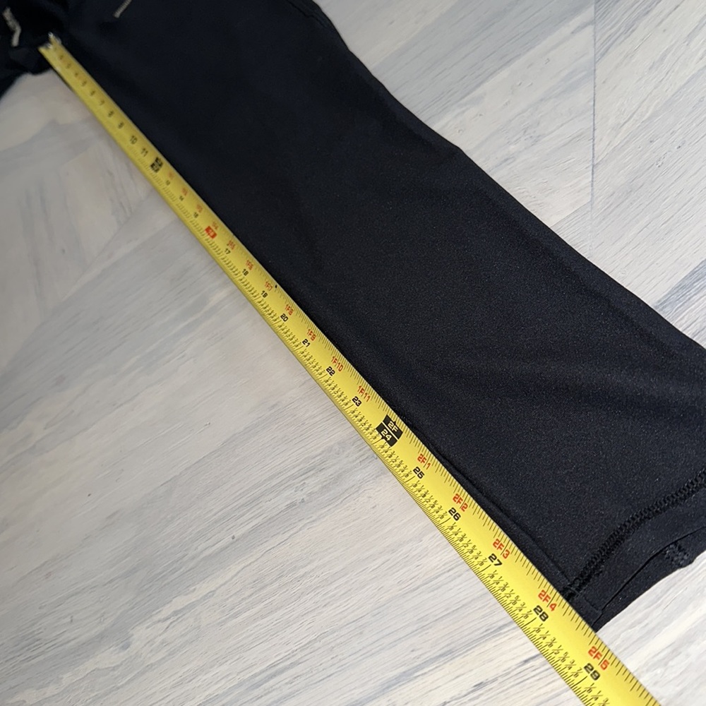 GOTTEX Size XS Leggings Classic Black Side Zipper Gym Yoga Pants - Picture 4 of 9